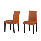 Chaise de salle à manger en similicuir