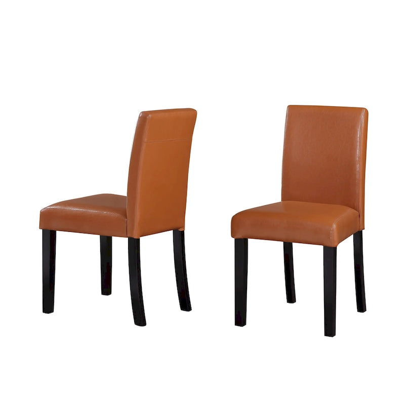 Chaise de salle à manger en similicuir