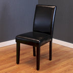 Chaise de salle à manger en similicuir