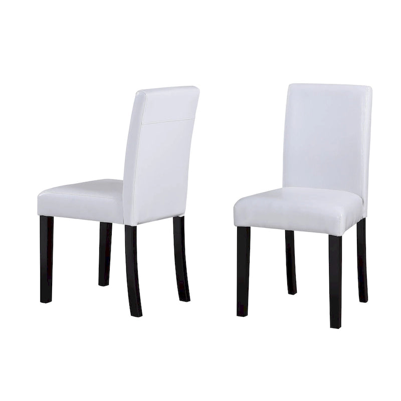 Chaise de salle à manger en similicuir