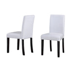 Chaise de salle à manger en similicuir