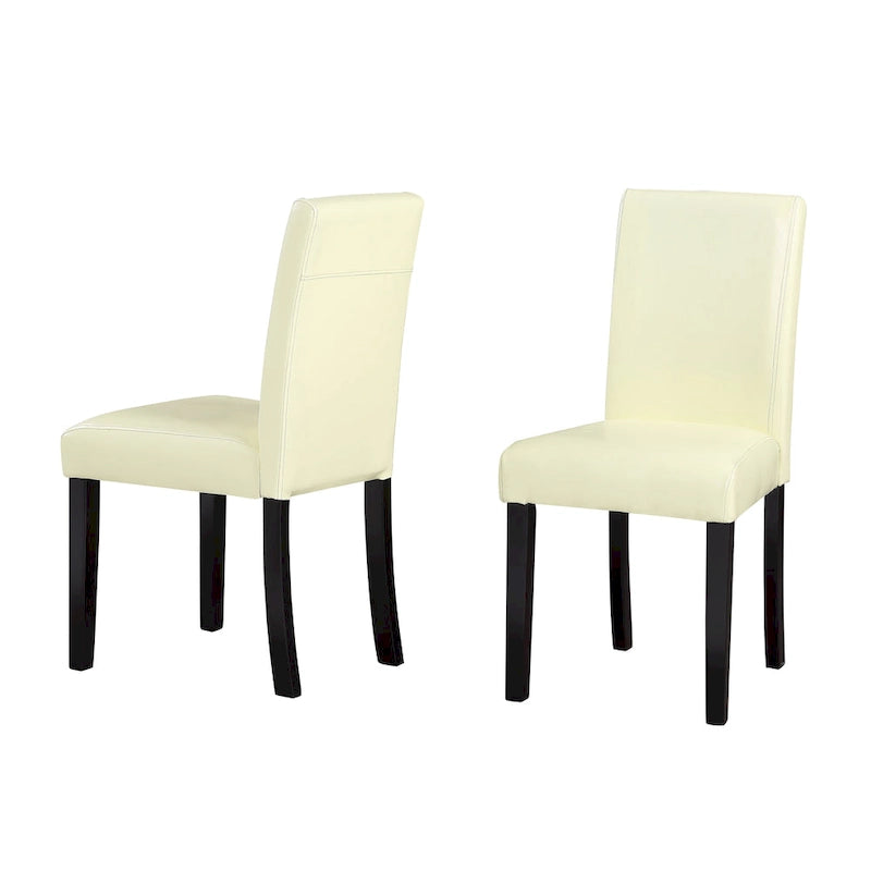 Chaise de salle à manger en similicuir