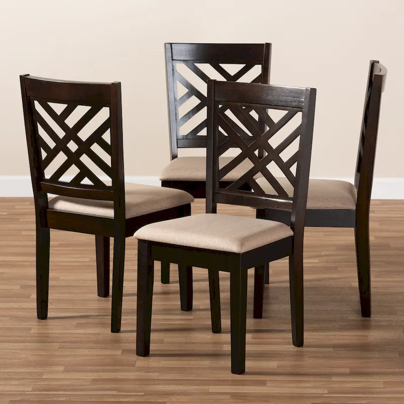 Chaise de salle à manger moderne contemporaine (lot de 4)