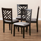 Chaise de salle à manger moderne contemporaine (lot de 4)