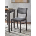 Ensemble table et chaises de salle à manger 5 pièces en bois massif