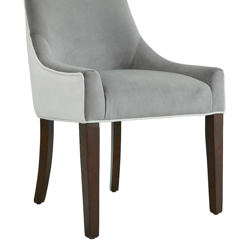 Chaise de salle à manger capitonnée