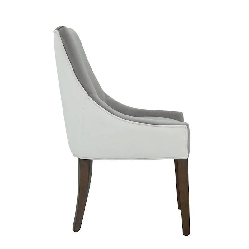 Chaise de salle à manger capitonnée