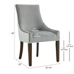Chaise de salle à manger capitonnée