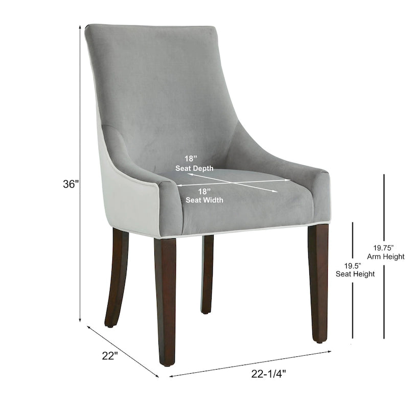 Chaise de salle à manger capitonnée