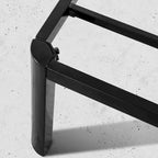 Lit plateforme en métal de 40,6 cm