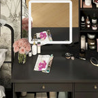 Coiffeuse avec tabouret et miroir