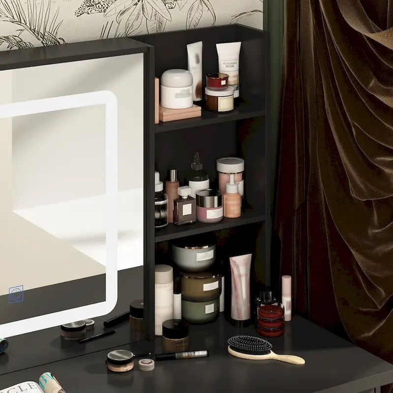 Coiffeuse avec tabouret et miroir