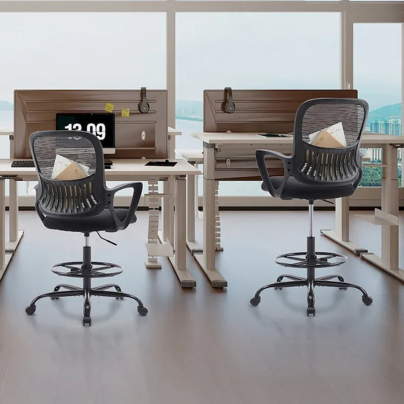 Chaise de bureau haute - Chaise de bureau réglable pour bureaux debout