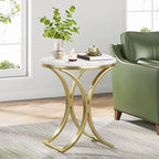 Table d'appoint ronde moderne pour entrée ou salon