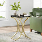 Table d'appoint ronde moderne pour entrée ou salon