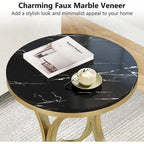 Table d'appoint ronde moderne pour entrée ou salon