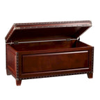 Table basse en coffre en bois