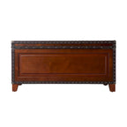 Table basse en coffre en bois