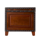 Table basse en coffre en bois