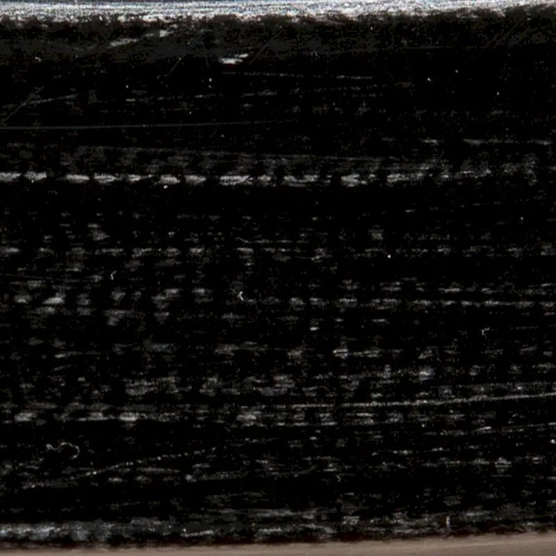Table basse rectangulaire en métal noir avec plateau en verre et étagère inférieure
