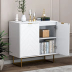 Buffet de rangement avec étagère réglable pour salon et cuisine