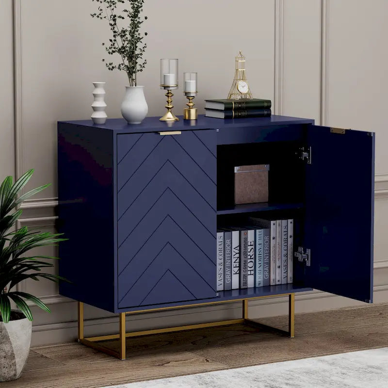 Buffet de rangement avec étagère réglable pour salon et cuisine