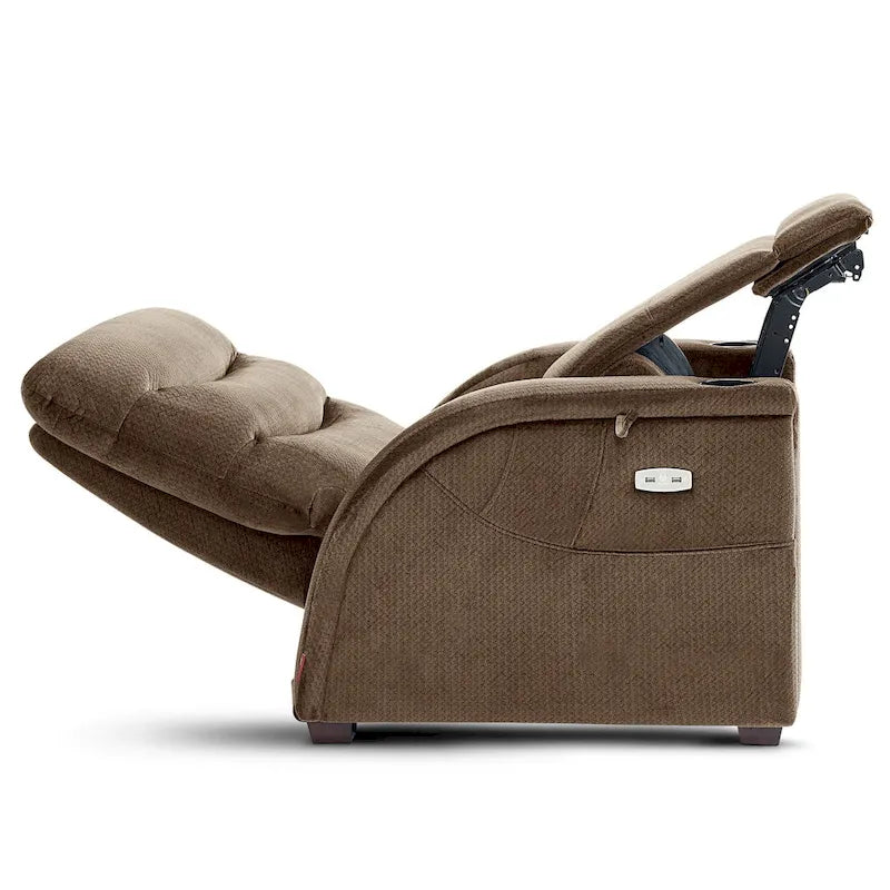 Fauteuil inclinable zéro gravité électrique MCombo avec appuie-tête réglable pour salon, tissu ZG334