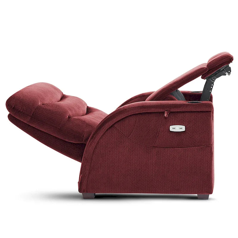 Fauteuil inclinable zéro gravité électrique MCombo avec appuie-tête réglable pour salon, tissu ZG334