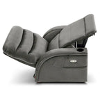 Fauteuil inclinable zéro gravité électrique MCombo avec appuie-tête réglable pour salon, tissu ZG334