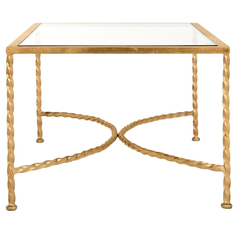 Table basse en verre 40L x 24P x 18H