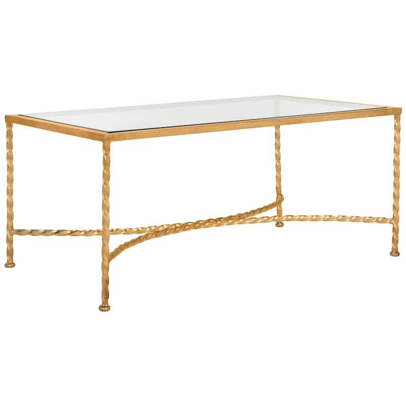 Table basse en verre 40L x 24P x 18H