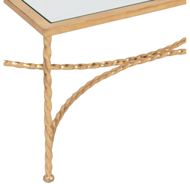 Table basse en verre 40L x 24P x 18H