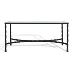 Table basse en verre 40L x 24P x 18H