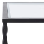 Table basse en verre 40L x 24P x 18H