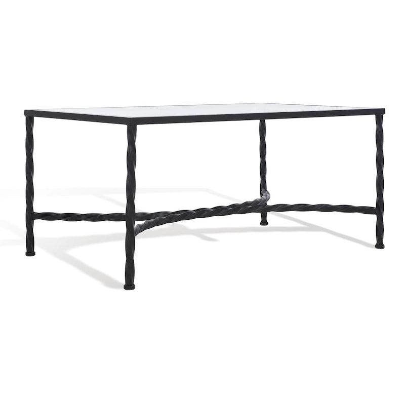 Table basse en verre 40L x 24P x 18H