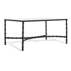 Table basse en verre 40L x 24P x 18H