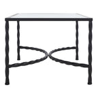 Table basse en verre 40L x 24P x 18H