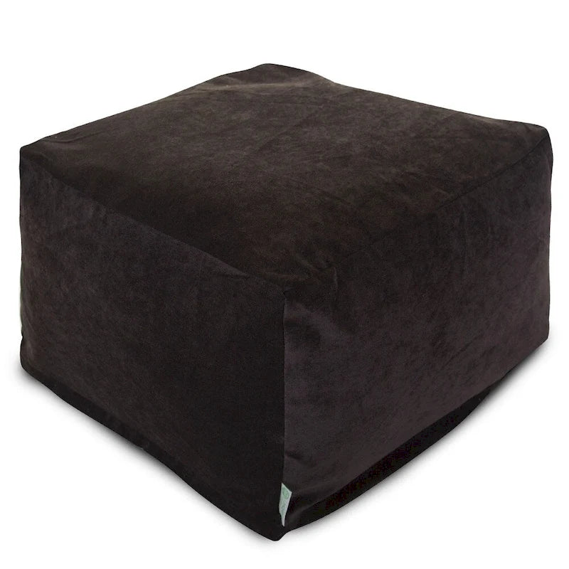 Pouf ottoman en velours pour l'intérieur