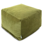Pouf ottoman en velours pour l'intérieur