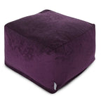 Pouf ottoman en velours pour l'intérieur