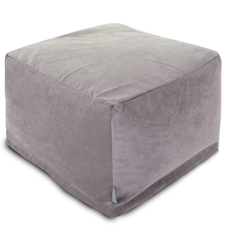 Pouf ottoman en velours pour l'intérieur