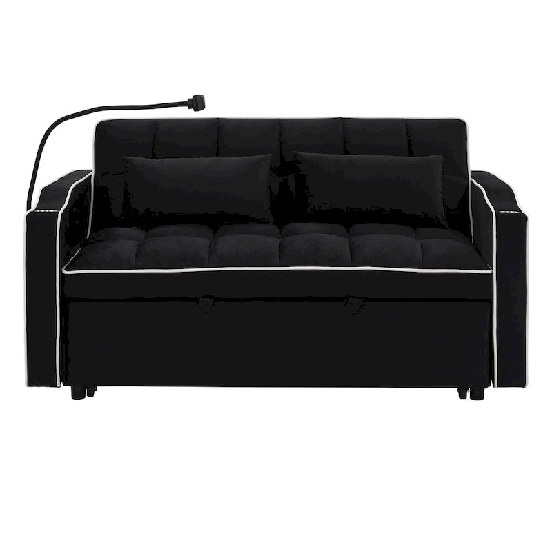 Canapé-lit polyvalent pliable de 140 cm en 3 longueurs