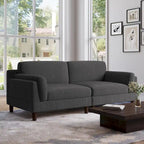 Canapé de 90 pouces avec assise profonde, confortable pour le salon