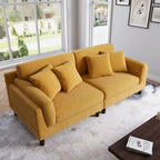 Canapé de 90 pouces avec assise profonde, confortable pour le salon