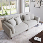 Canapé de 90 pouces avec assise profonde, confortable pour le salon
