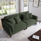 Canapé de 90 pouces avec assise profonde, confortable pour le salon