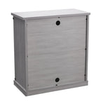 Meuble TV compact de 32 po avec porte de grange, pour téléviseurs jusqu'à 40 po de largeur
