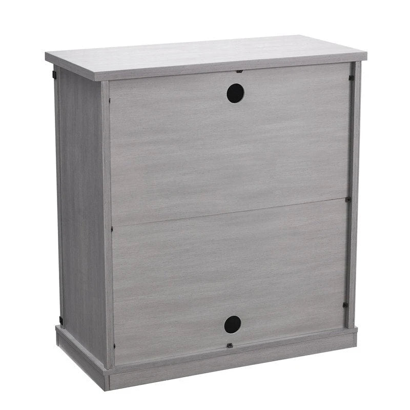 Meuble TV compact de 32 po avec porte de grange, pour téléviseurs jusqu'à 40 po de largeur