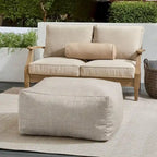 Pouf de jardin en billes