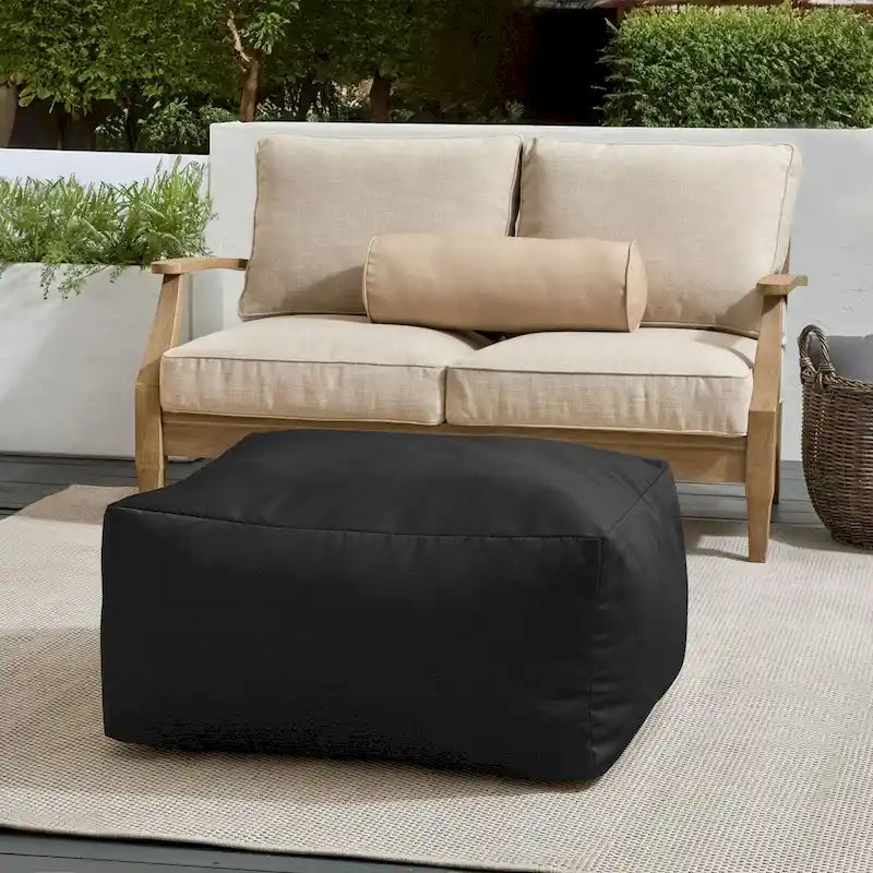 Pouf de jardin en billes